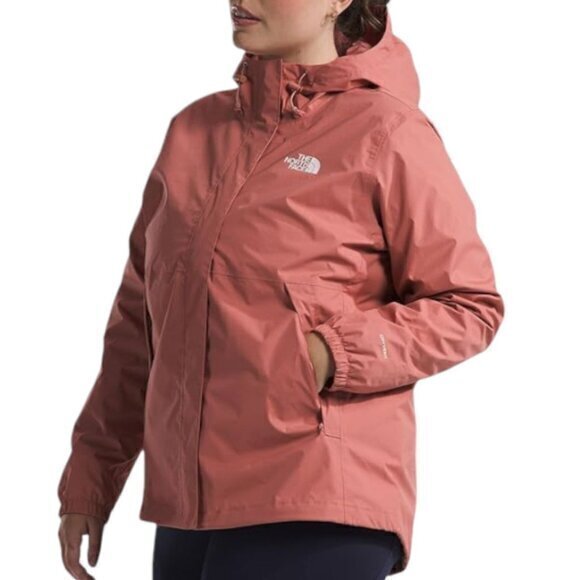 THE NORTH FACE Waterproof Antora Jacket w/ Hood Light Mahogany Women's 2X Plus N - Picture 3 of 16